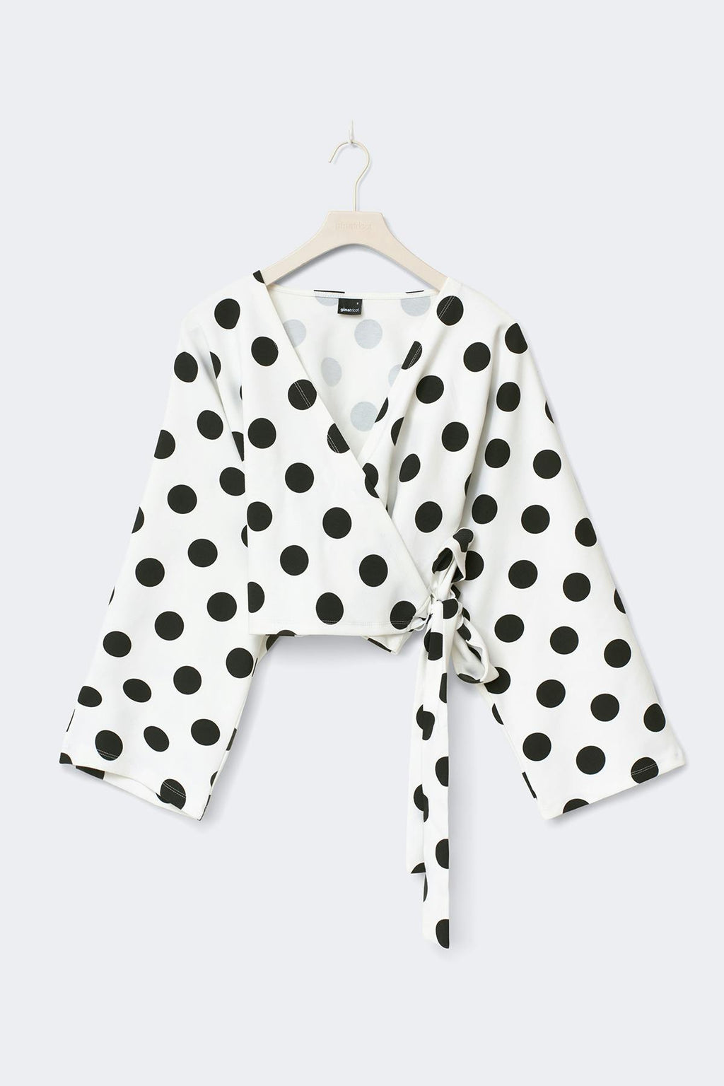 Dot wrap tie top