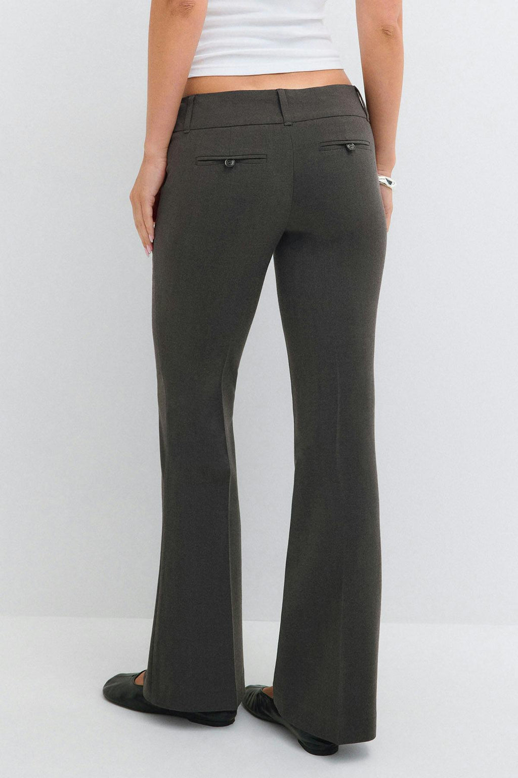 Sassy low bootcut trousers