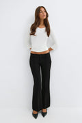 Sassy y2k low bootcut trousers
