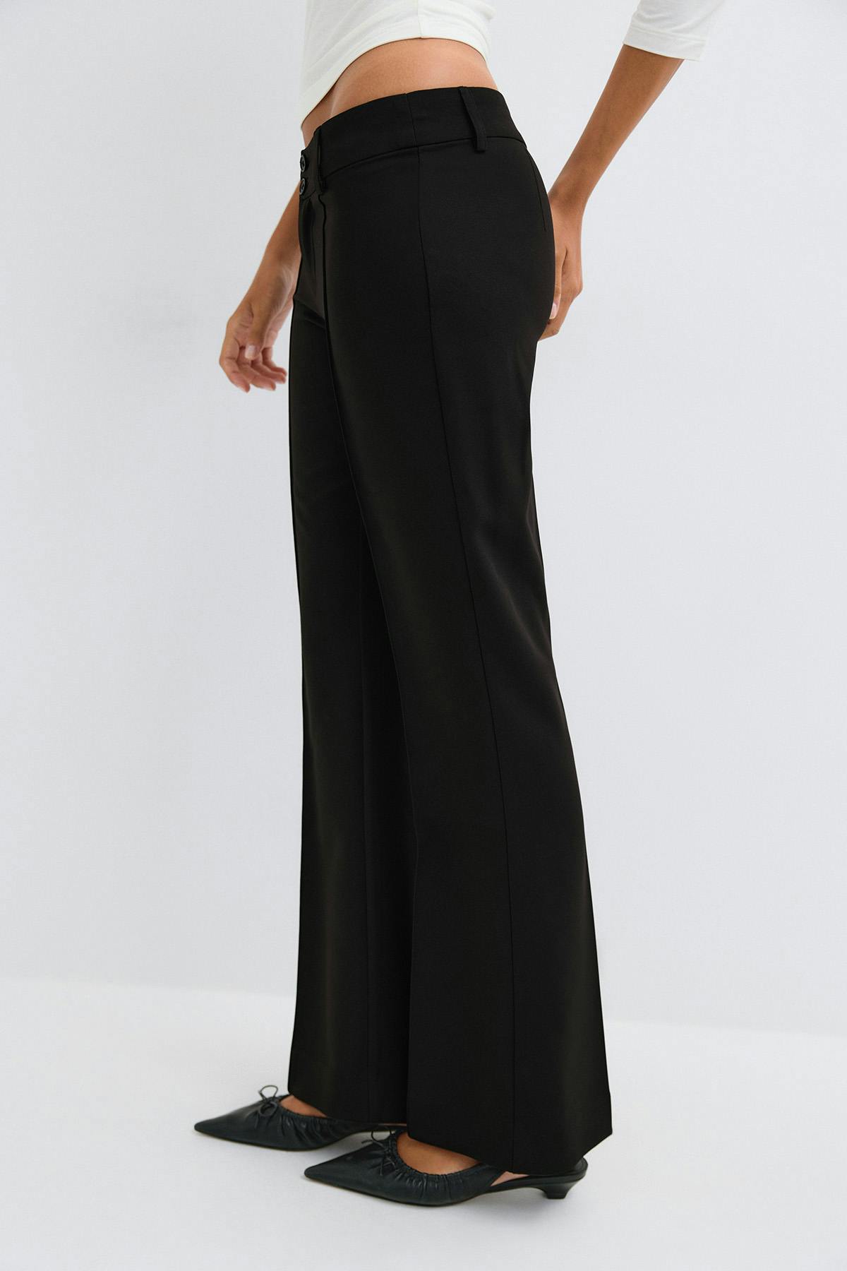 Sassy y2k low bootcut trousers