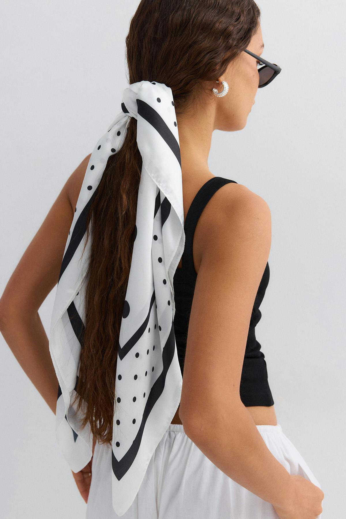 Satin scarf