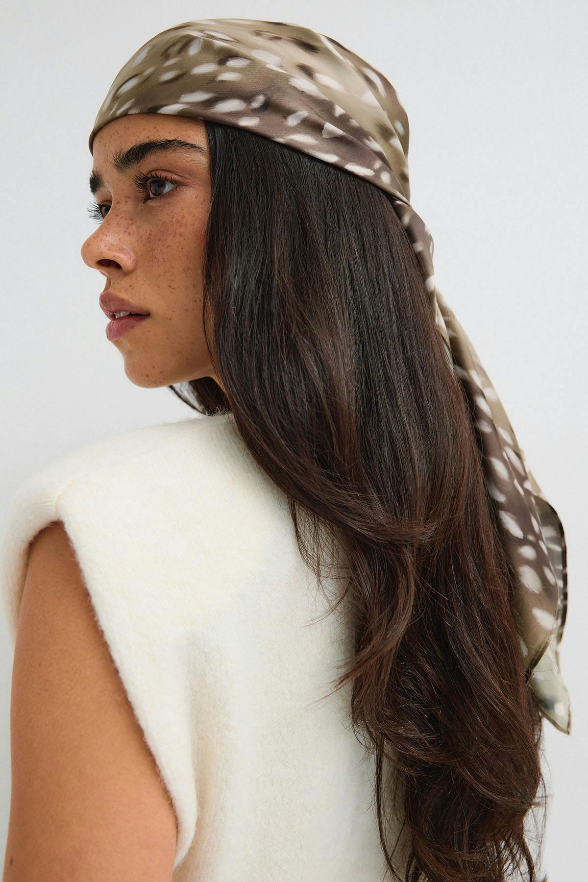 Satin scarf