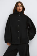 Funnel neck jacket