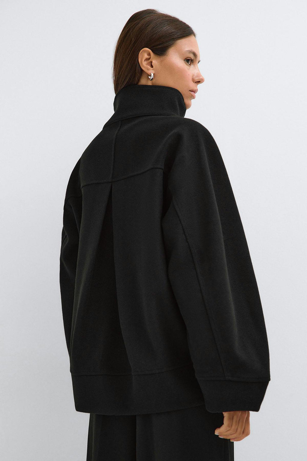 Funnel neck jacket