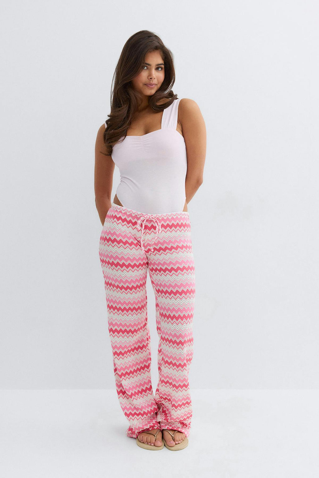 14+ striped trousers