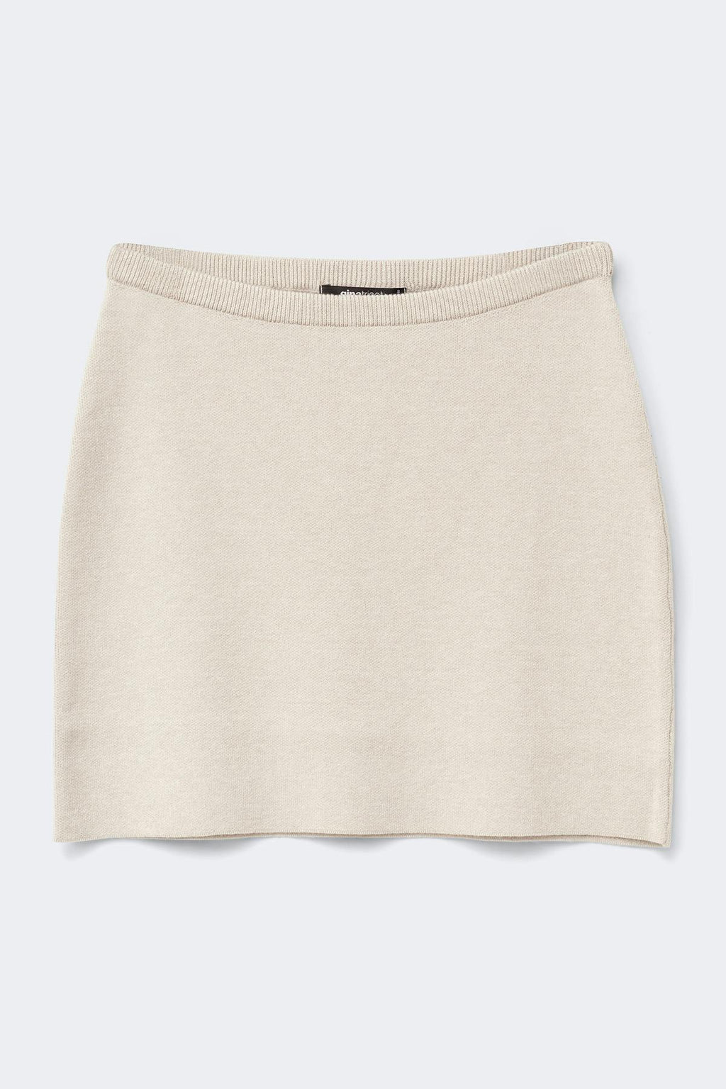 Knitted mini skirt