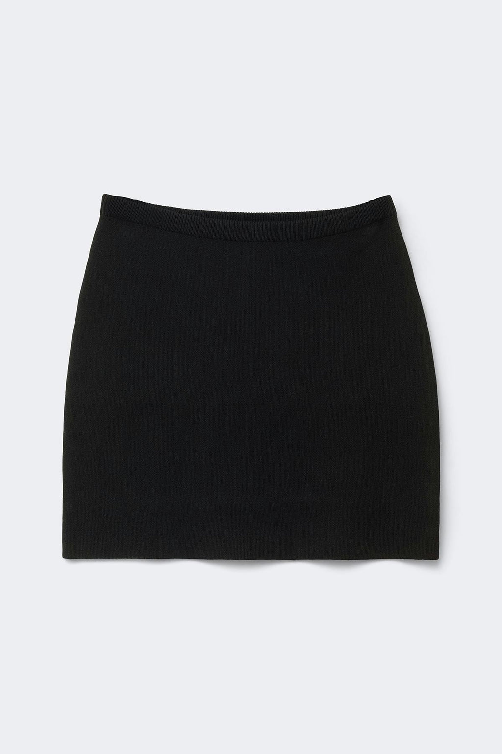 Knitted mini skirt