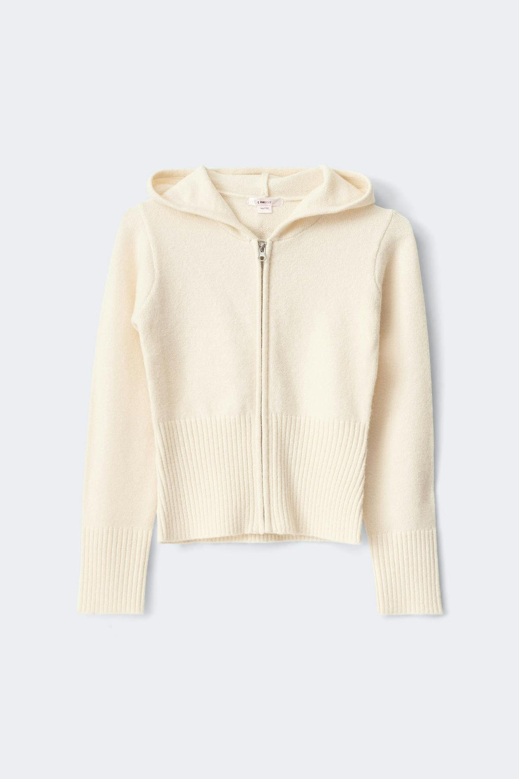 Y knitted shaped hoodie