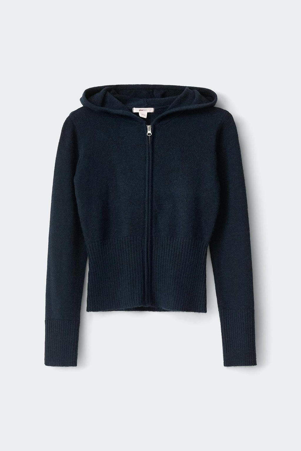 Y knitted shaped hoodie