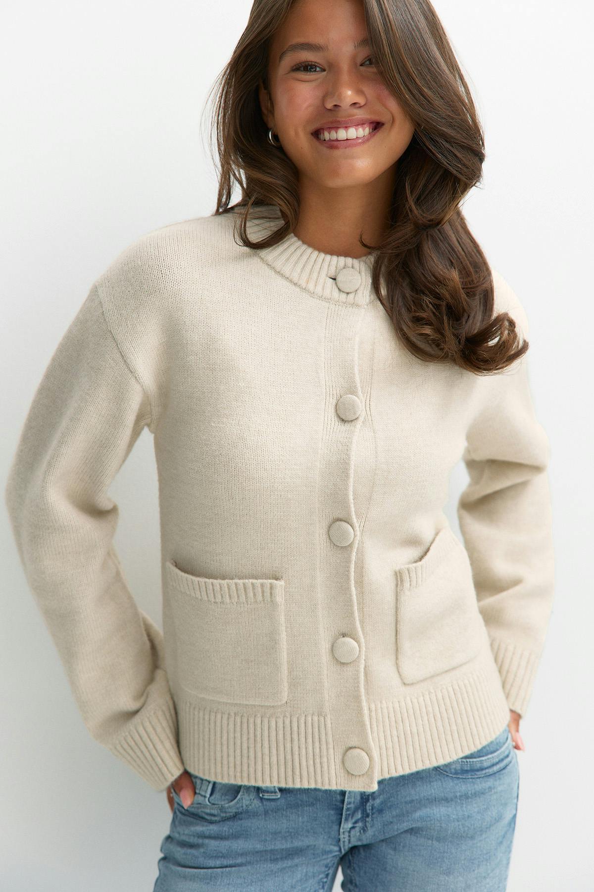 Y knitted cardigan