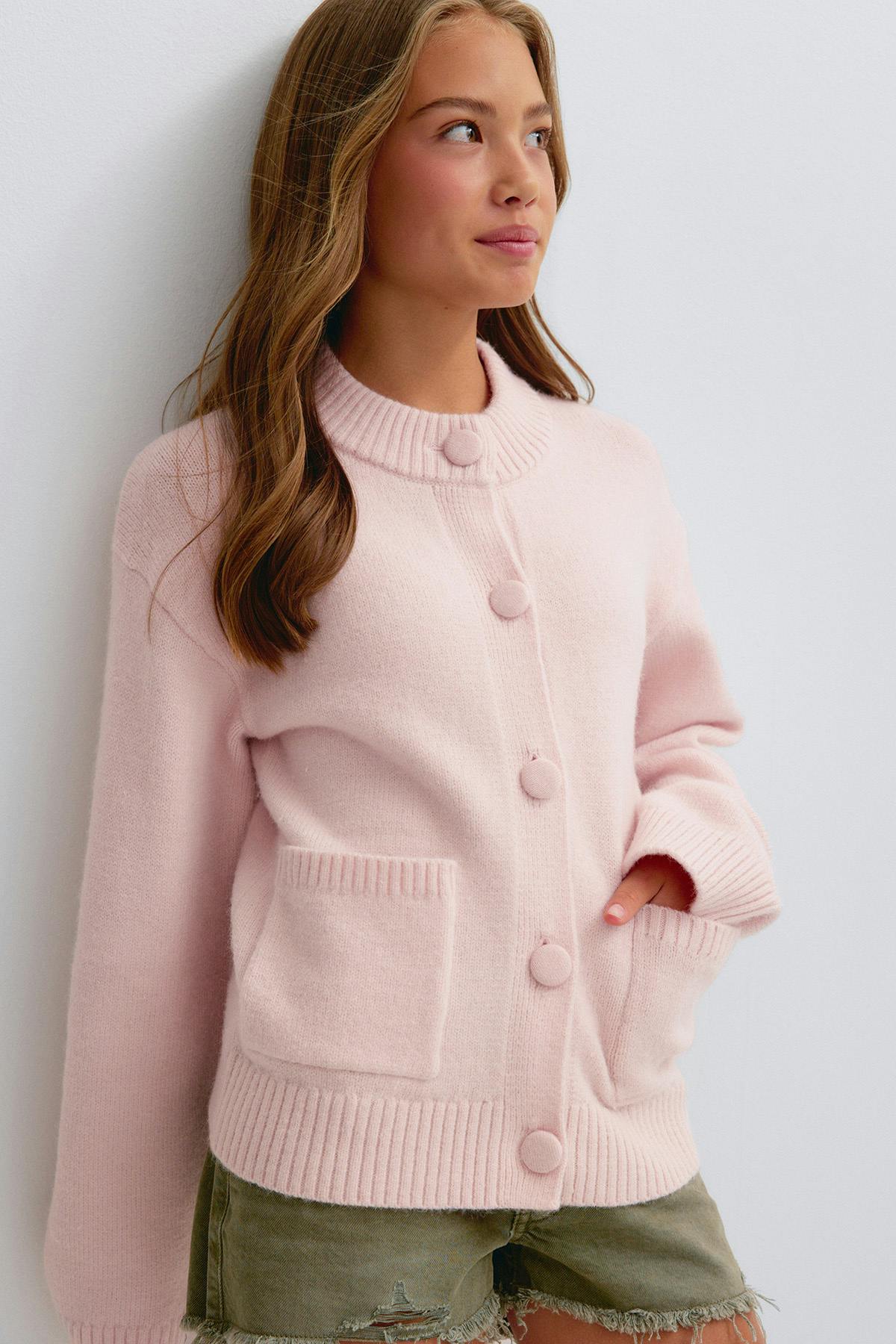 Y knitted cardigan