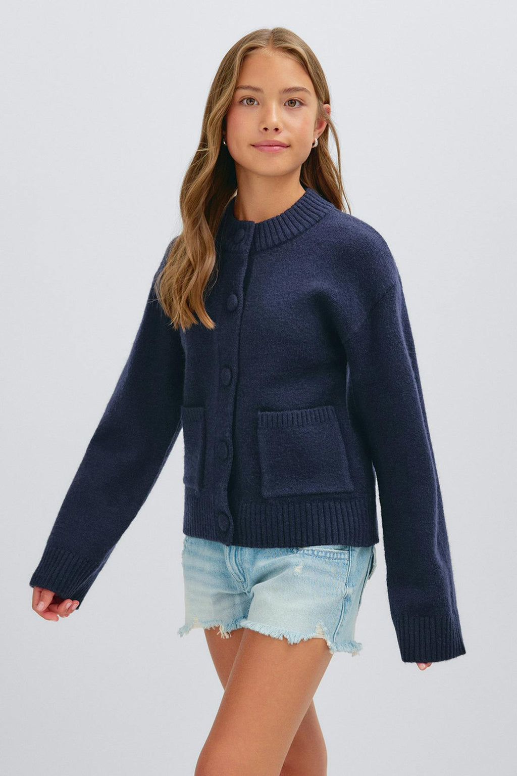 Y knitted cardigan