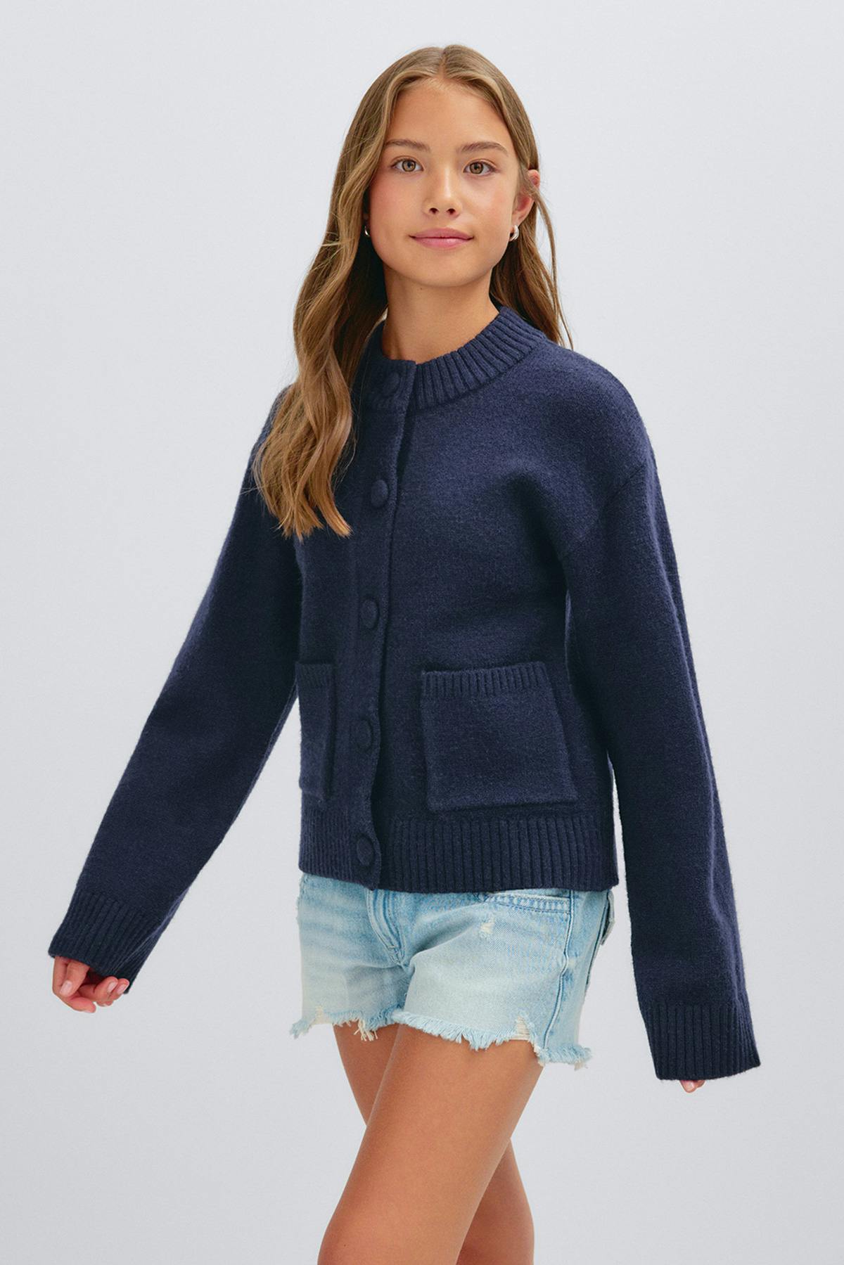 Y knitted cardigan