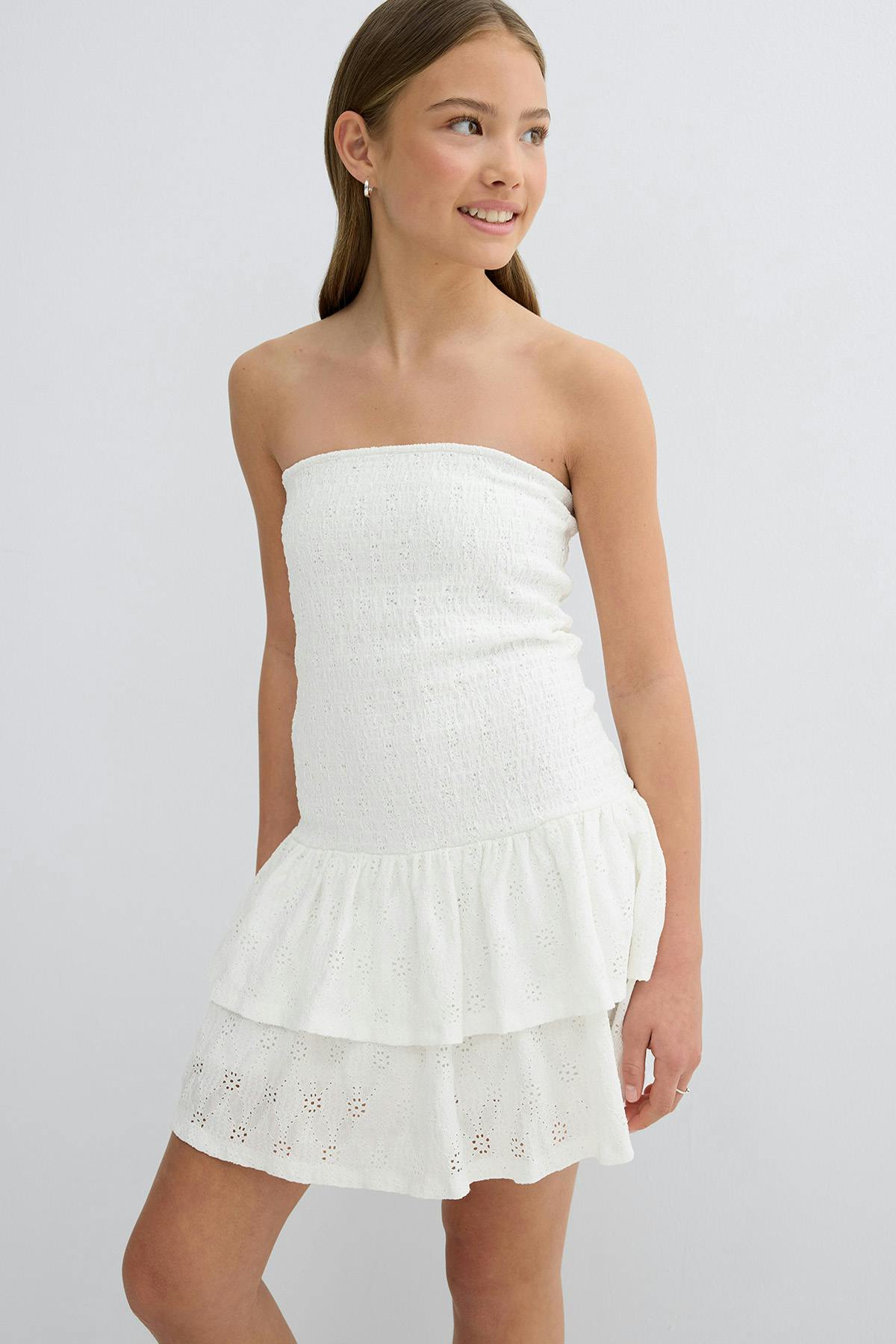 Y broderie anglais dress
