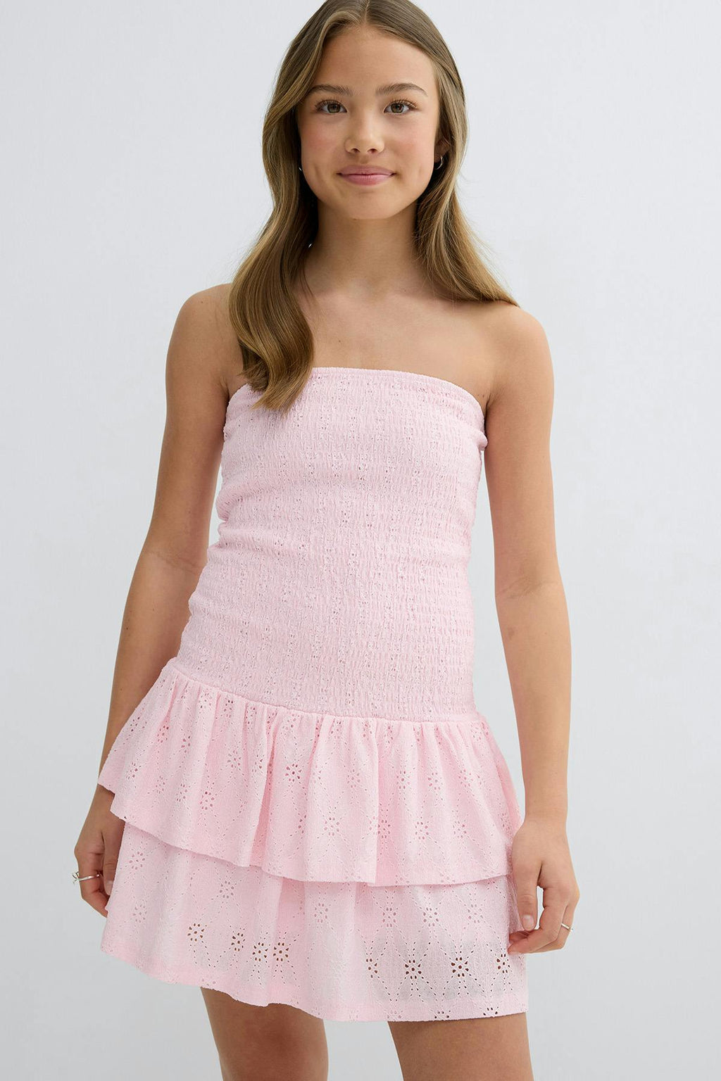Y broderie anglais dress