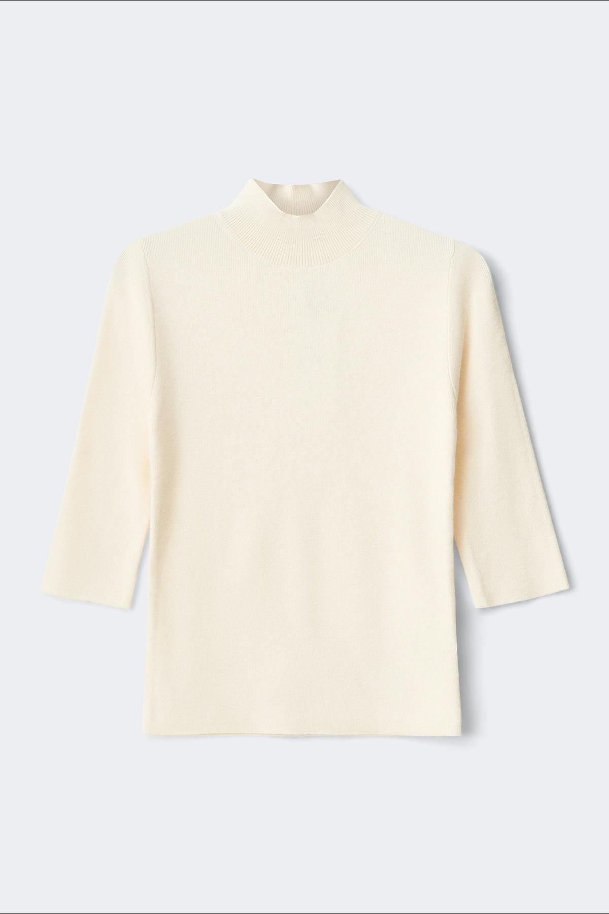 Knitted polo top