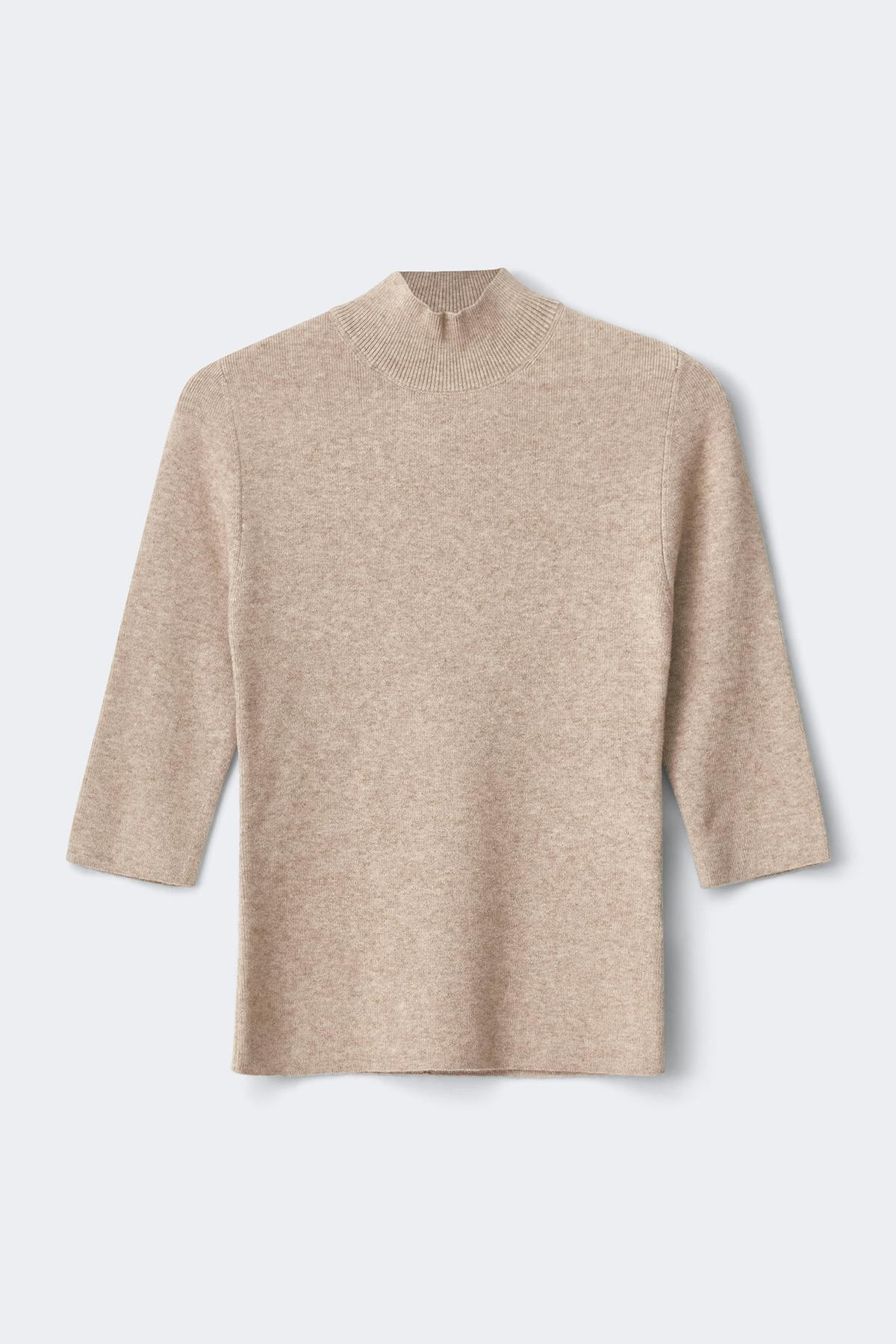 Knitted polo top