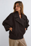 Wool blend jacket