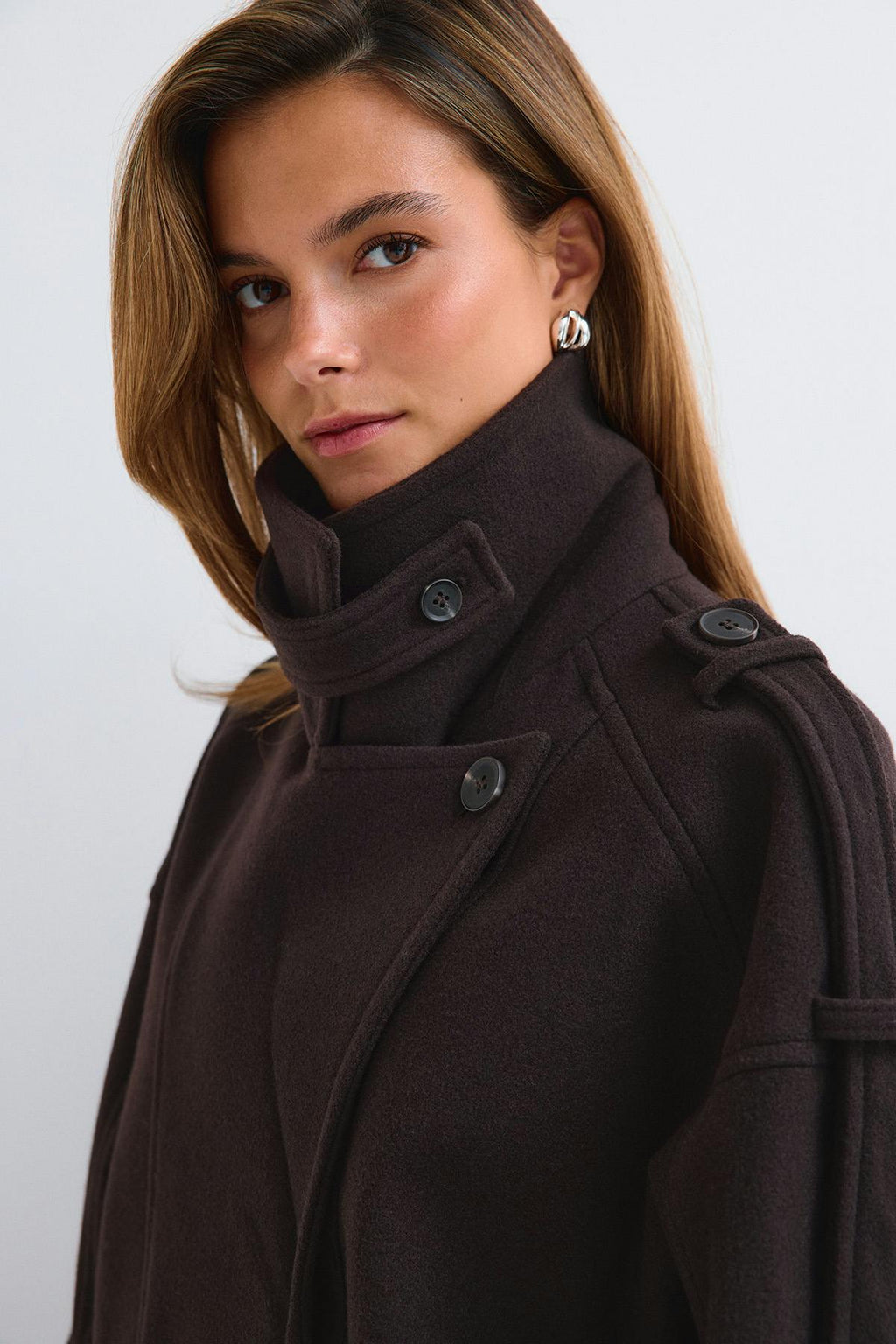 Wool blend jacket