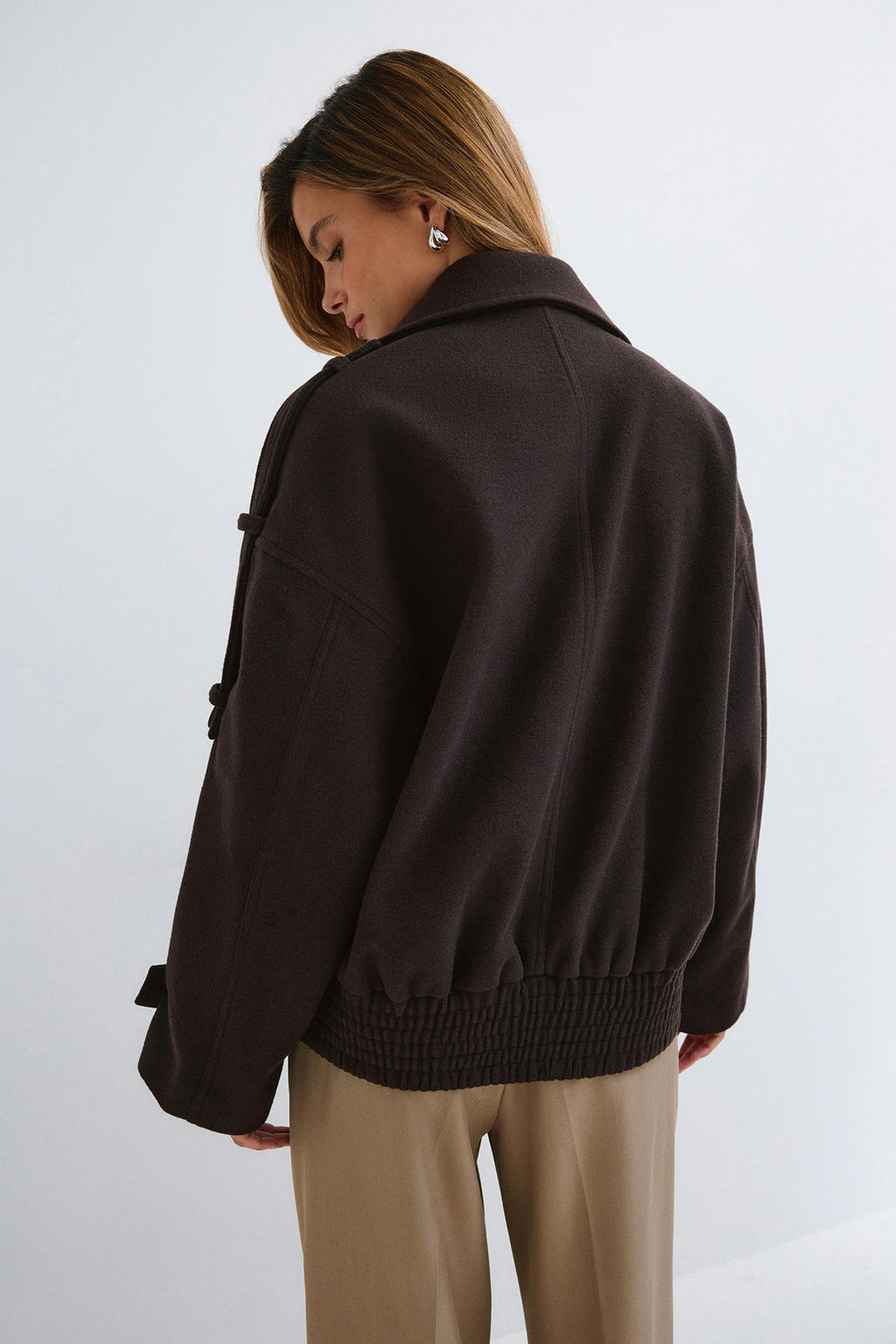 Wool blend jacket