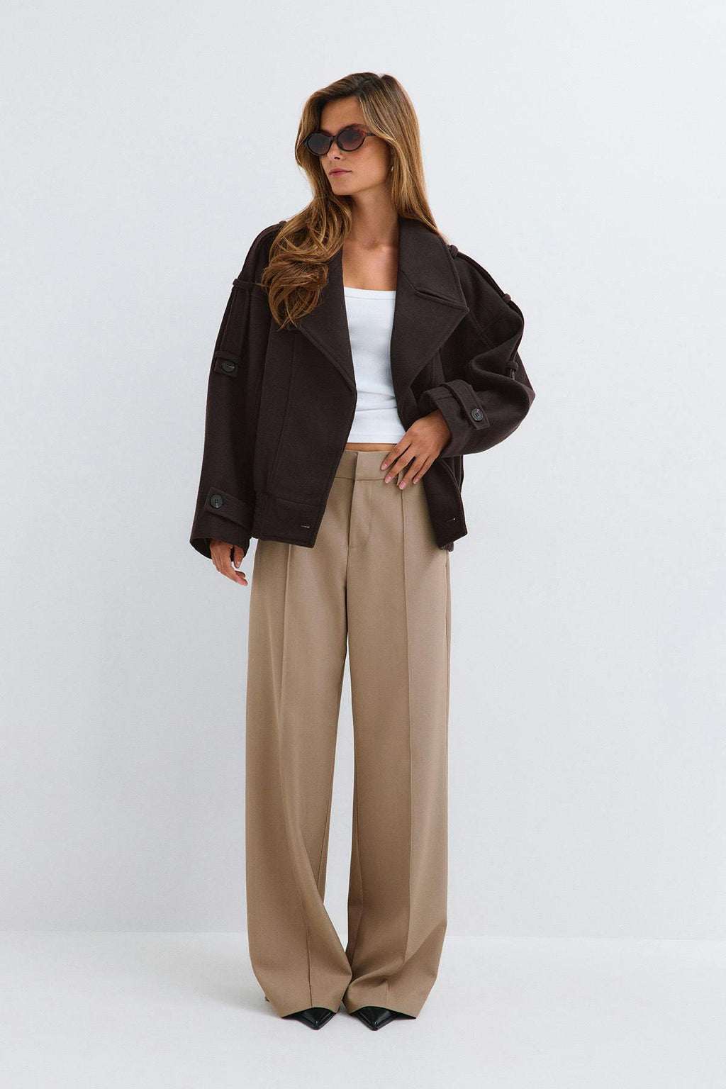 Wool blend jacket