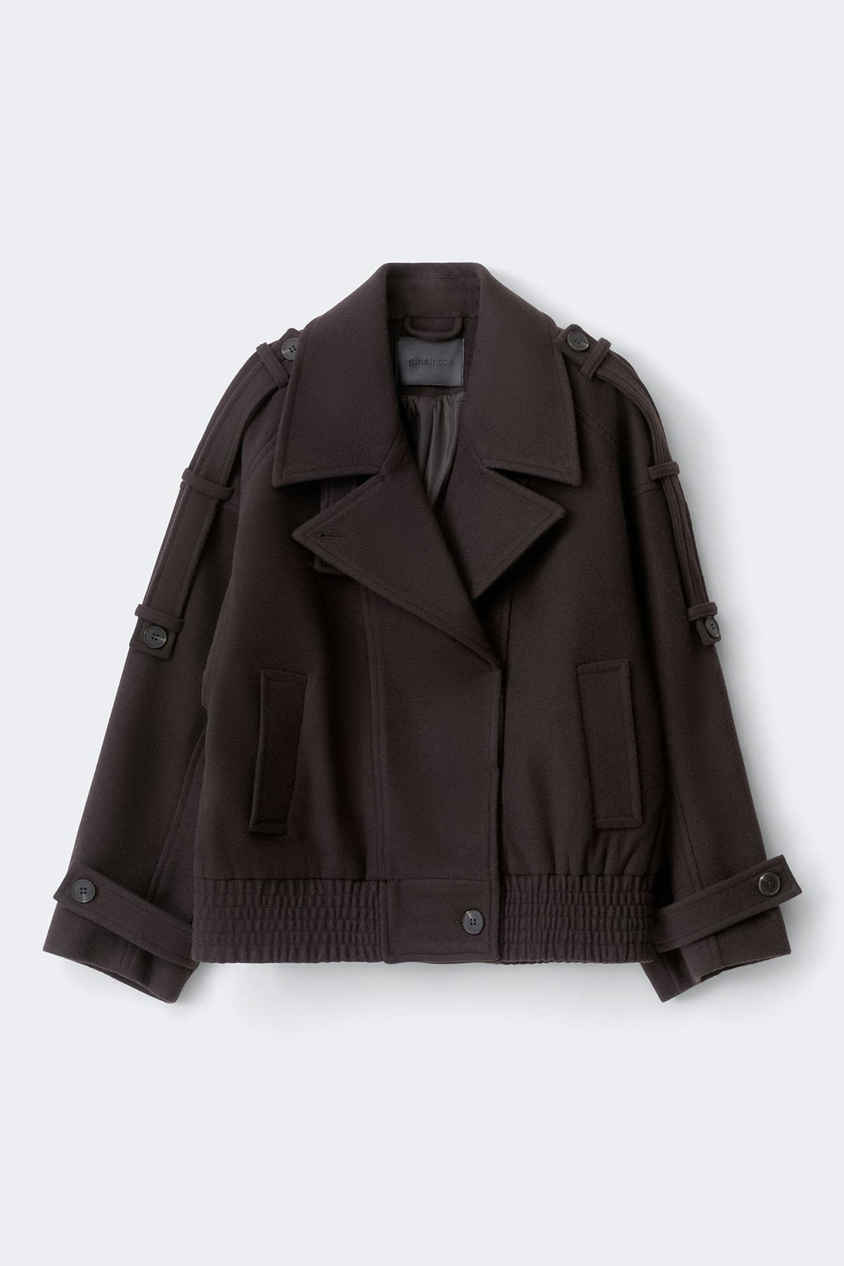 Wool blend jacket