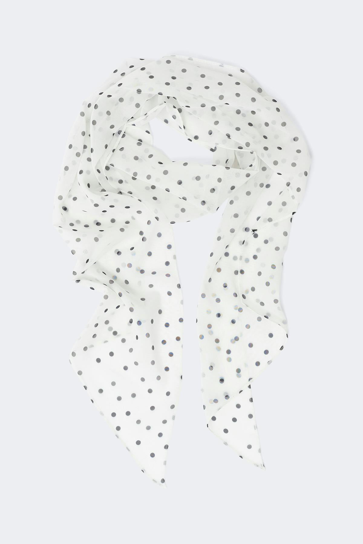 Slim chiffon scarf