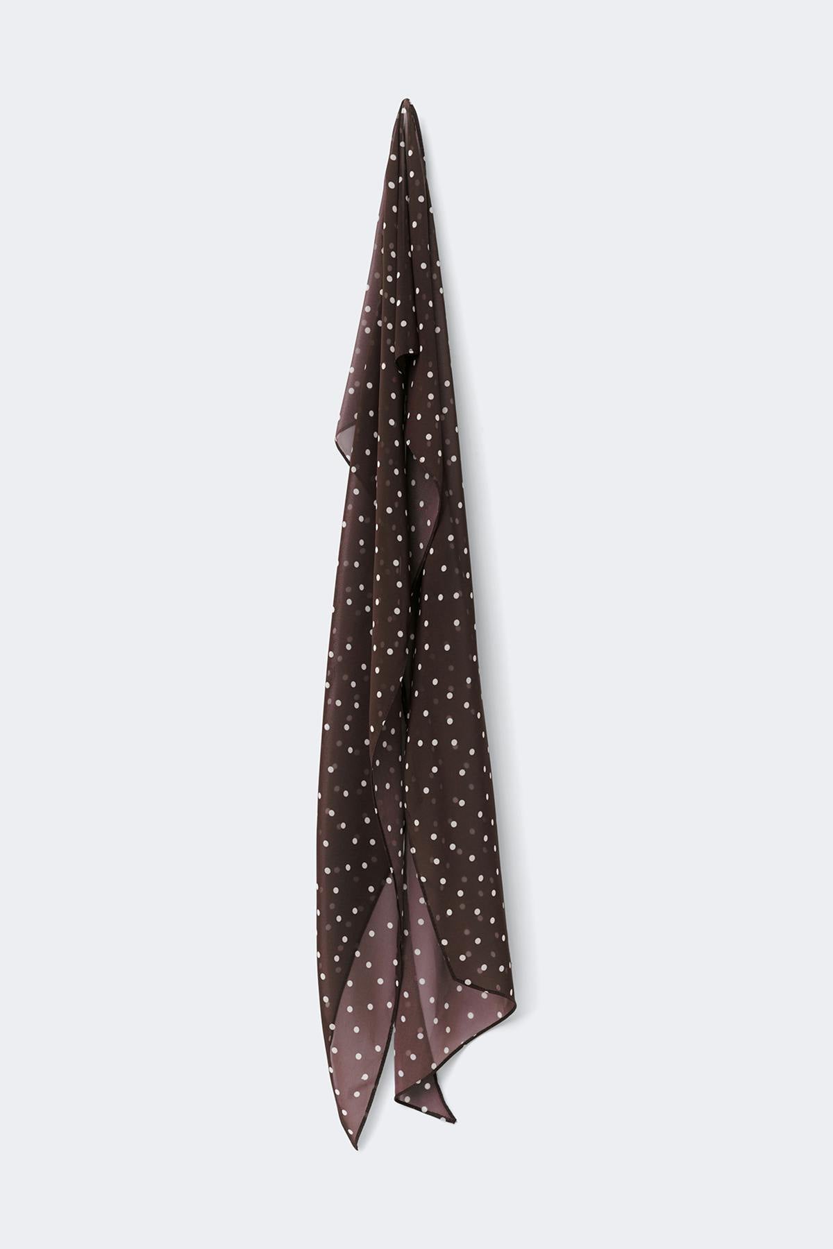 Slim chiffon scarf