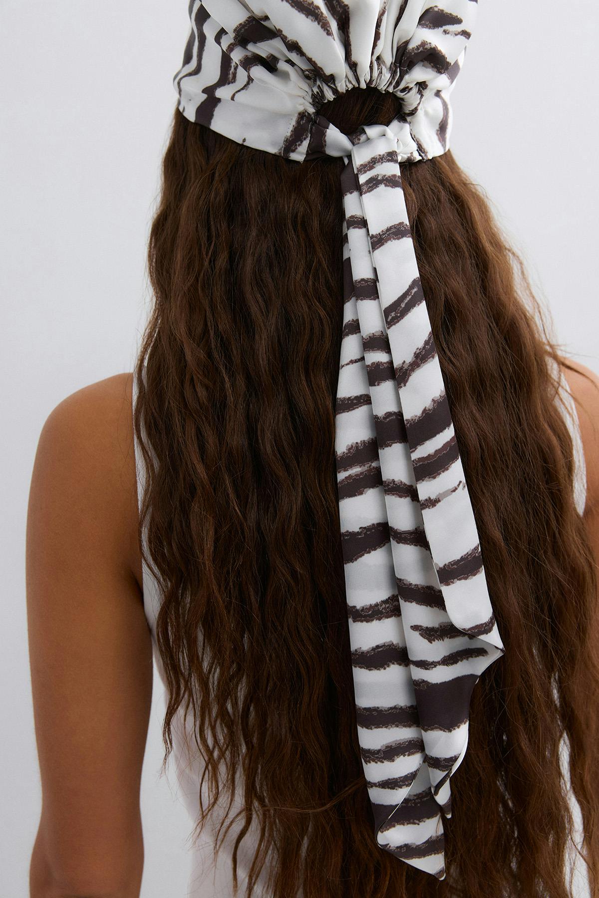 Satin head scarf