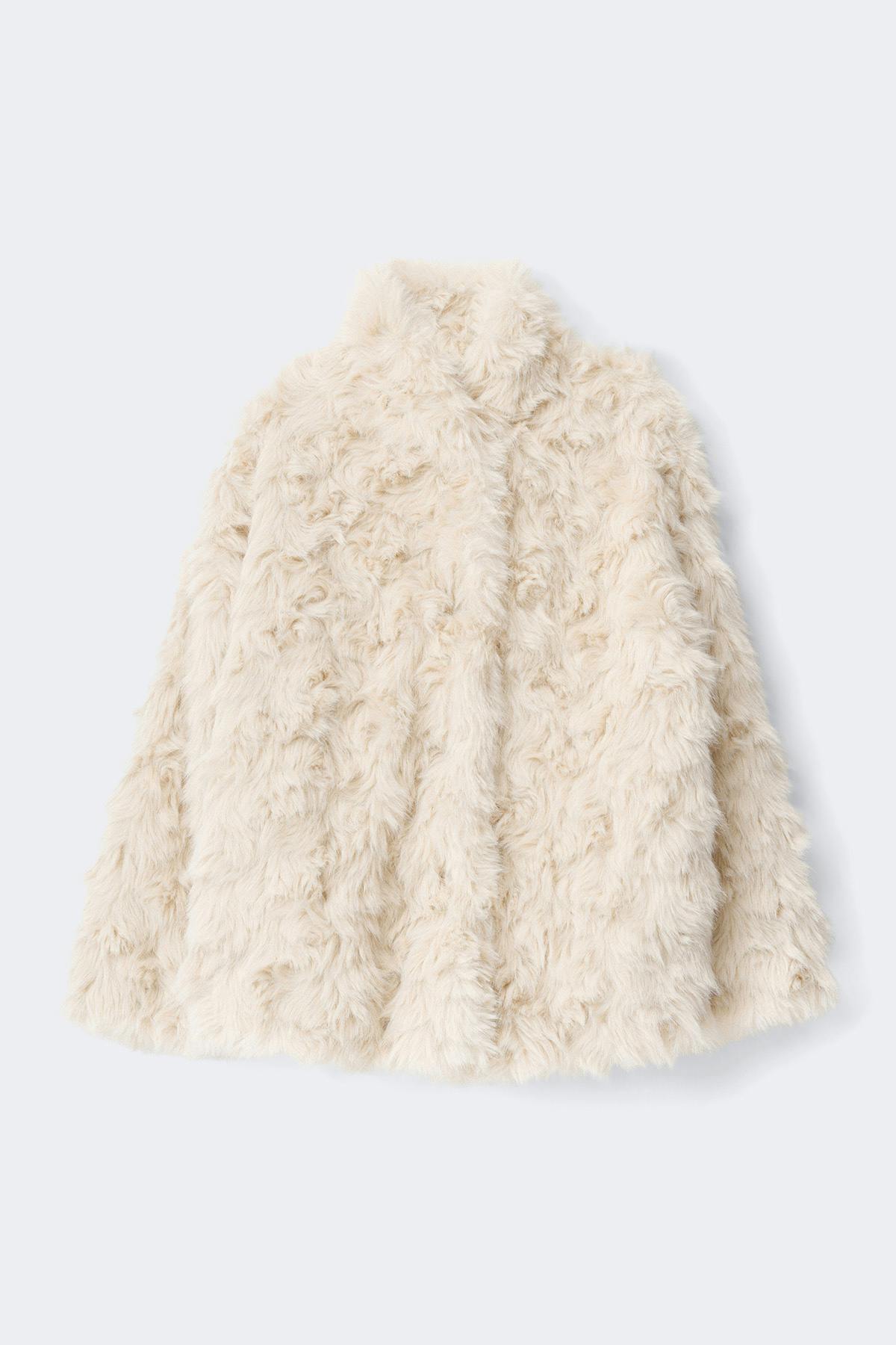 Faux fur jacket