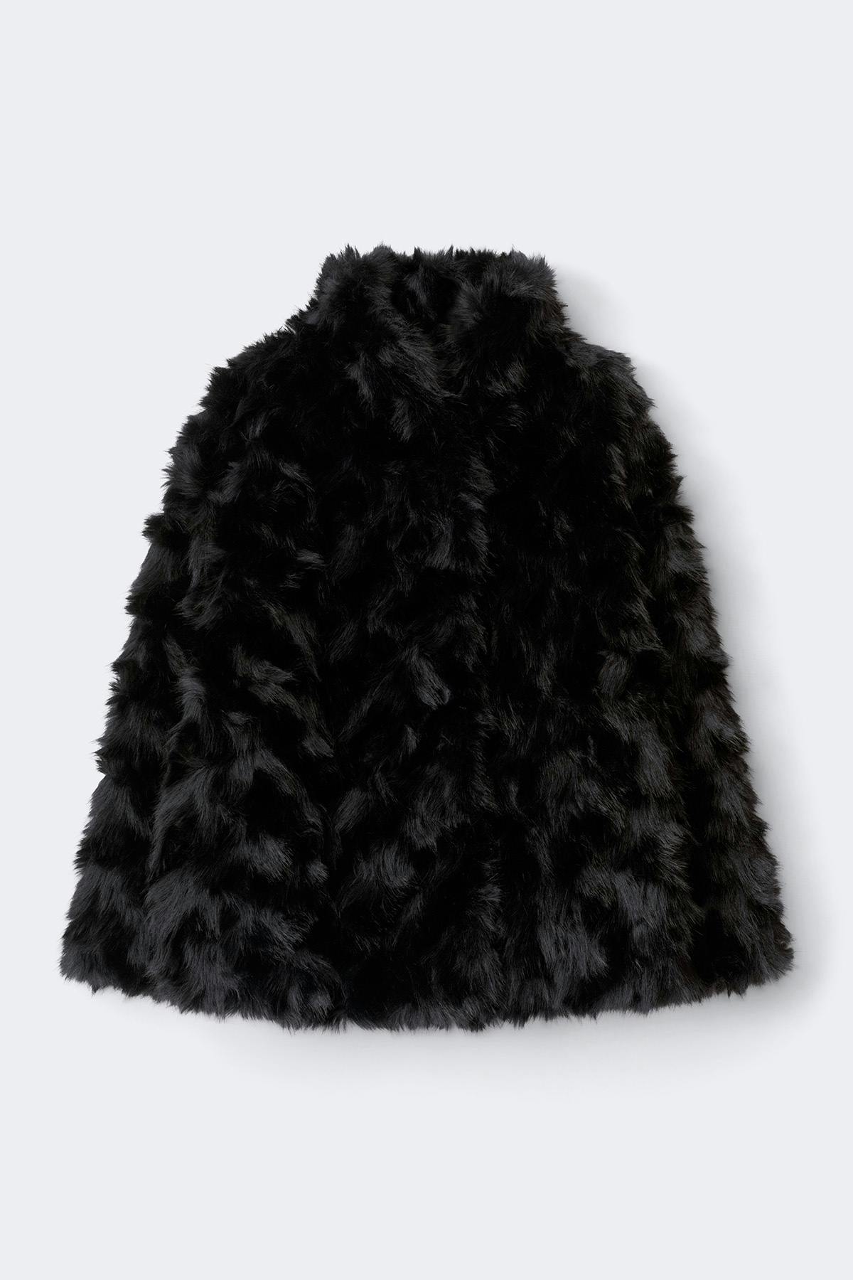 Faux fur jacket