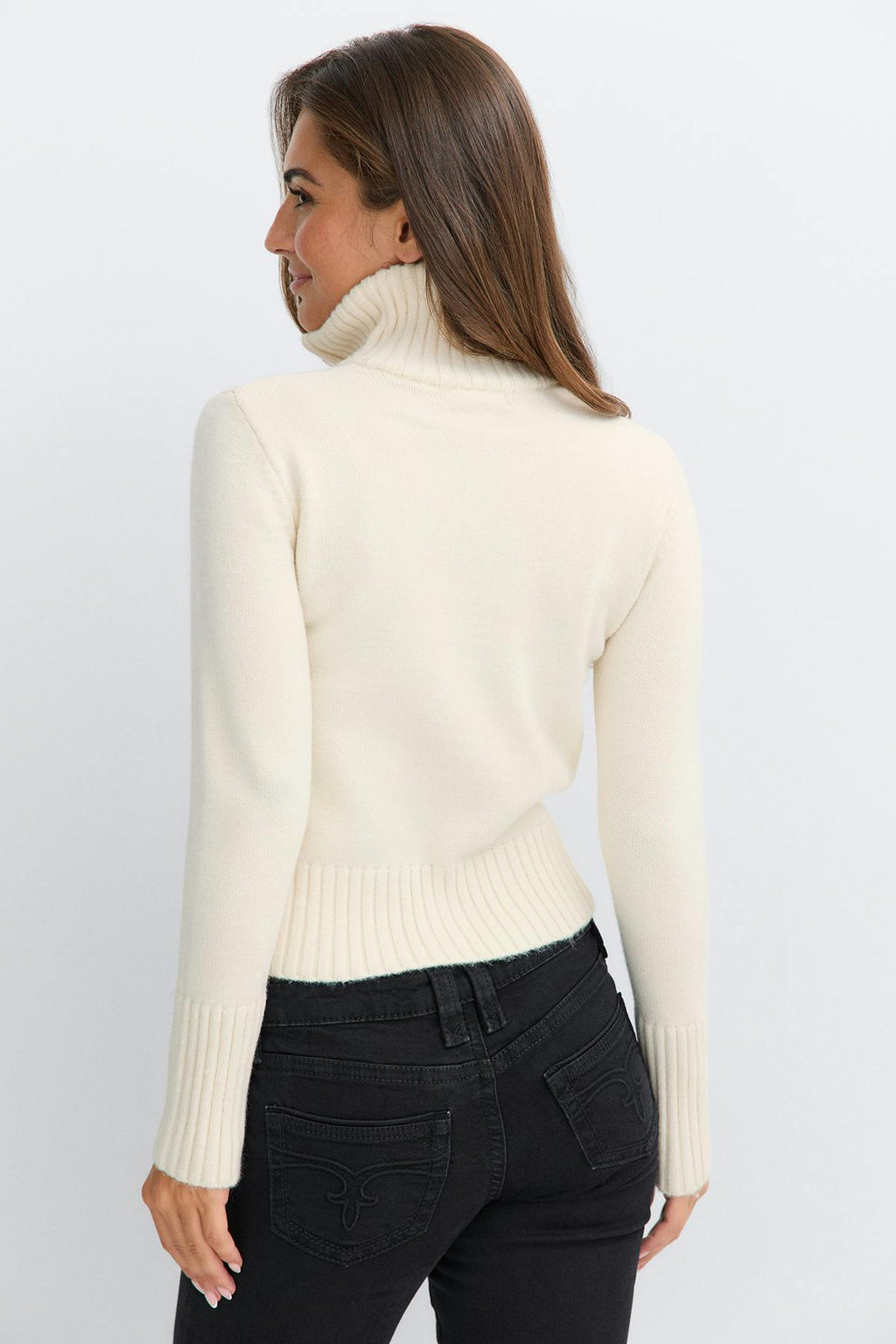 14+ knitted zip cardigan