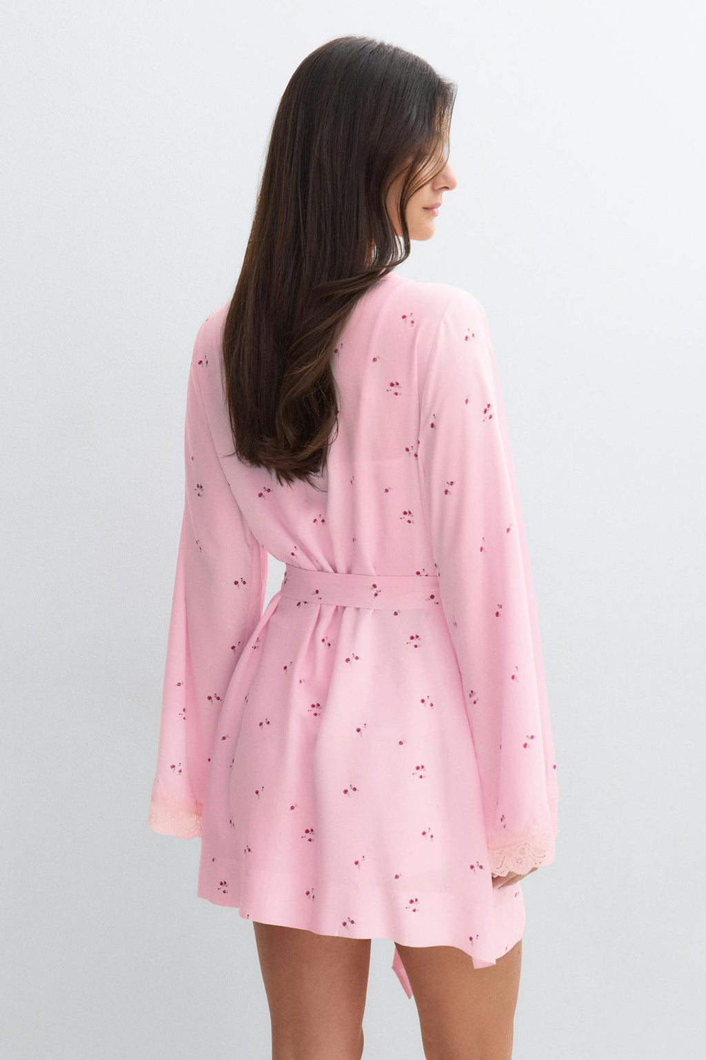 Lace loungewear robe