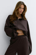 Soft sporty zip jacket
