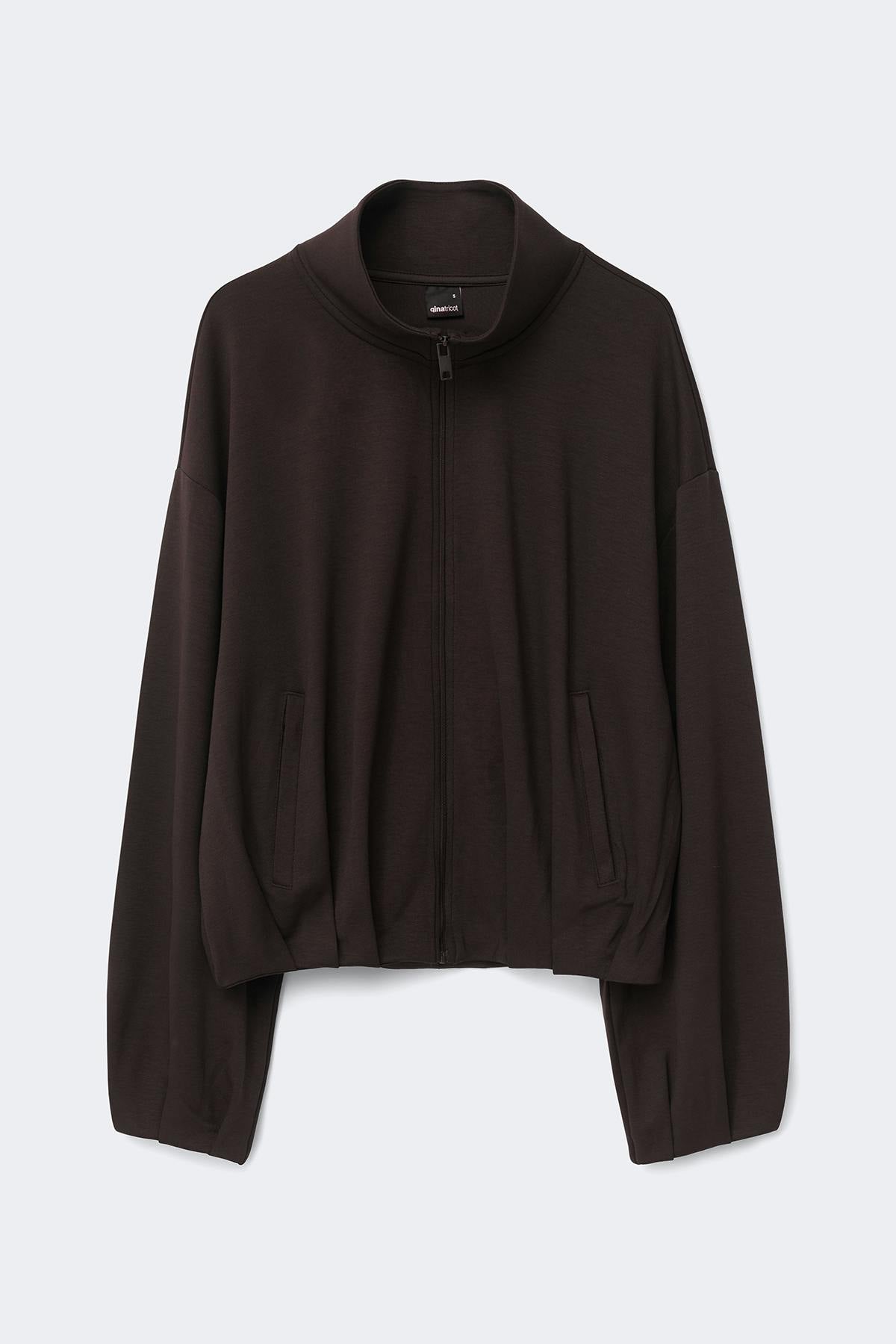 Soft sporty zip jacket