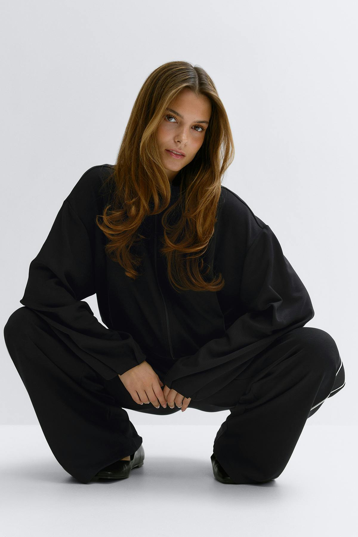 Soft sporty zip jacket