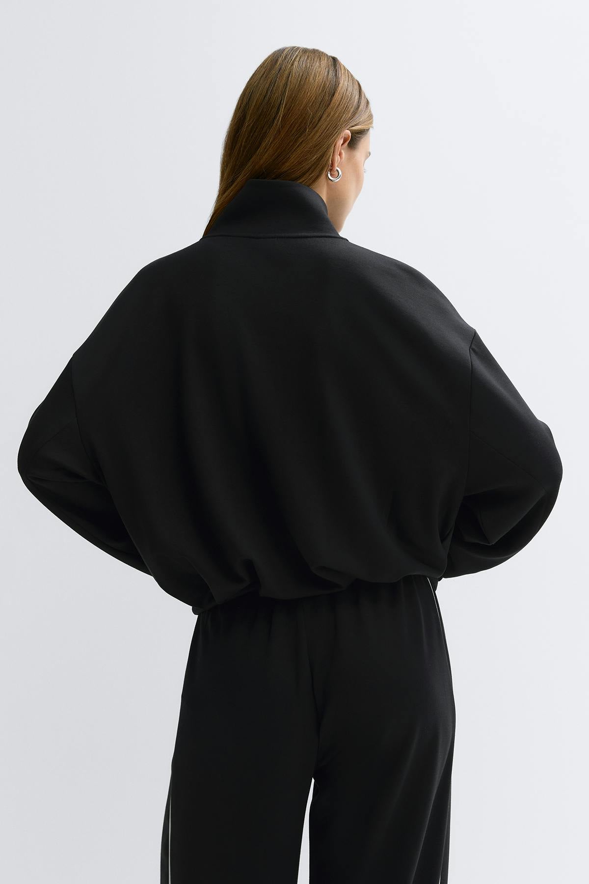 Soft sporty zip jacket
