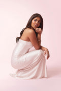 14+ prom satin dress