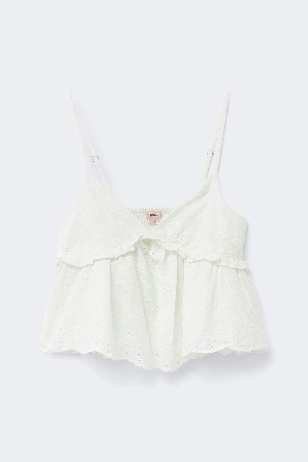 14+ broderie anglais singlet