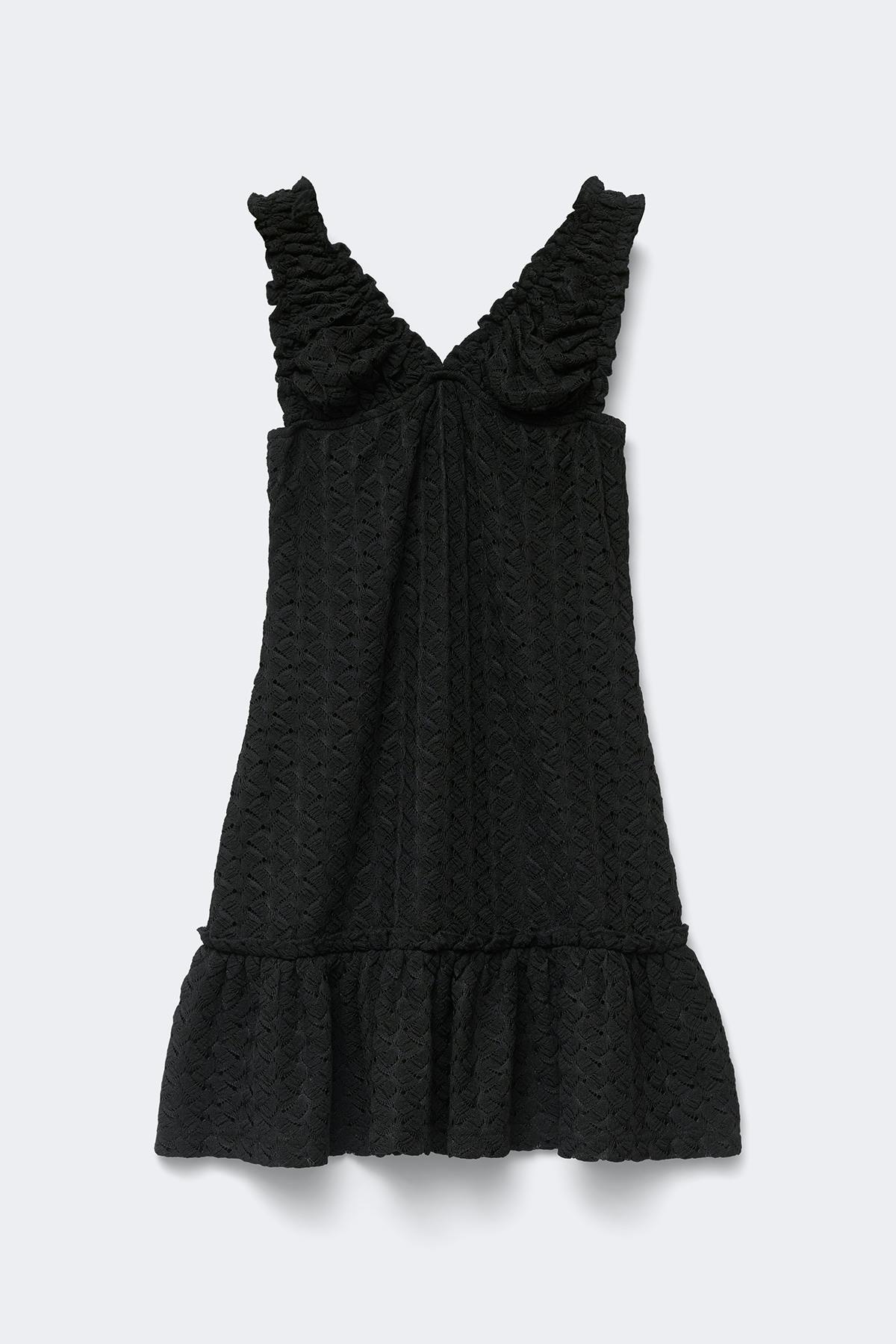 14+ crochet mini dress