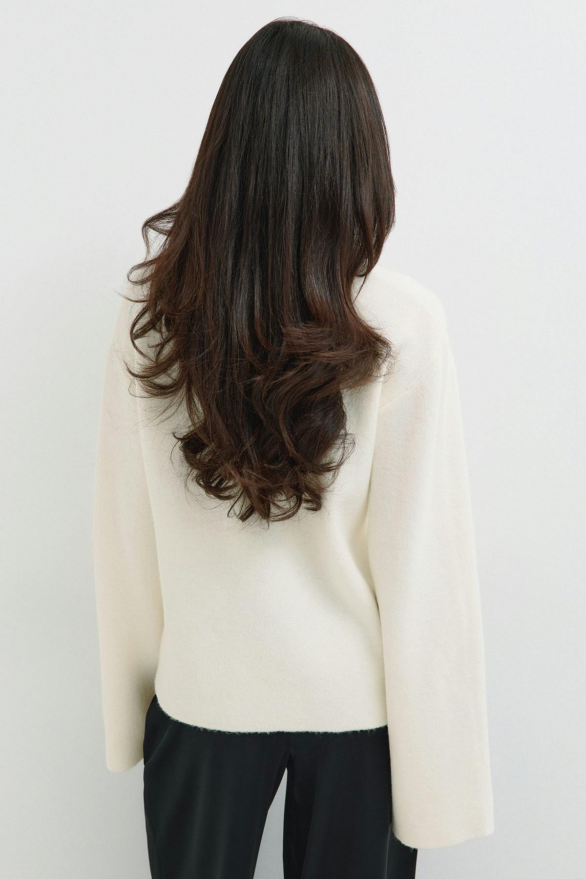 Knitted button cardigan