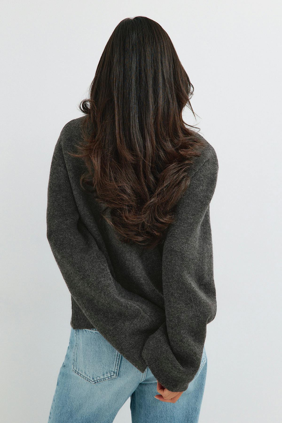 Knitted button cardigan