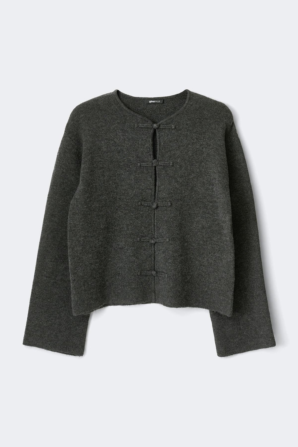 Knitted button cardigan