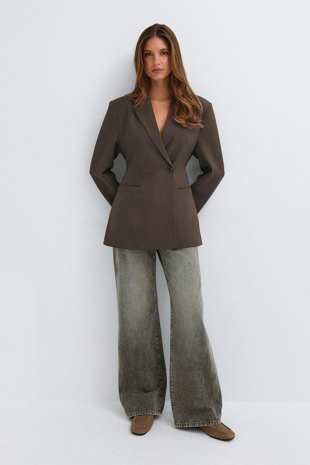 Shaped blazer