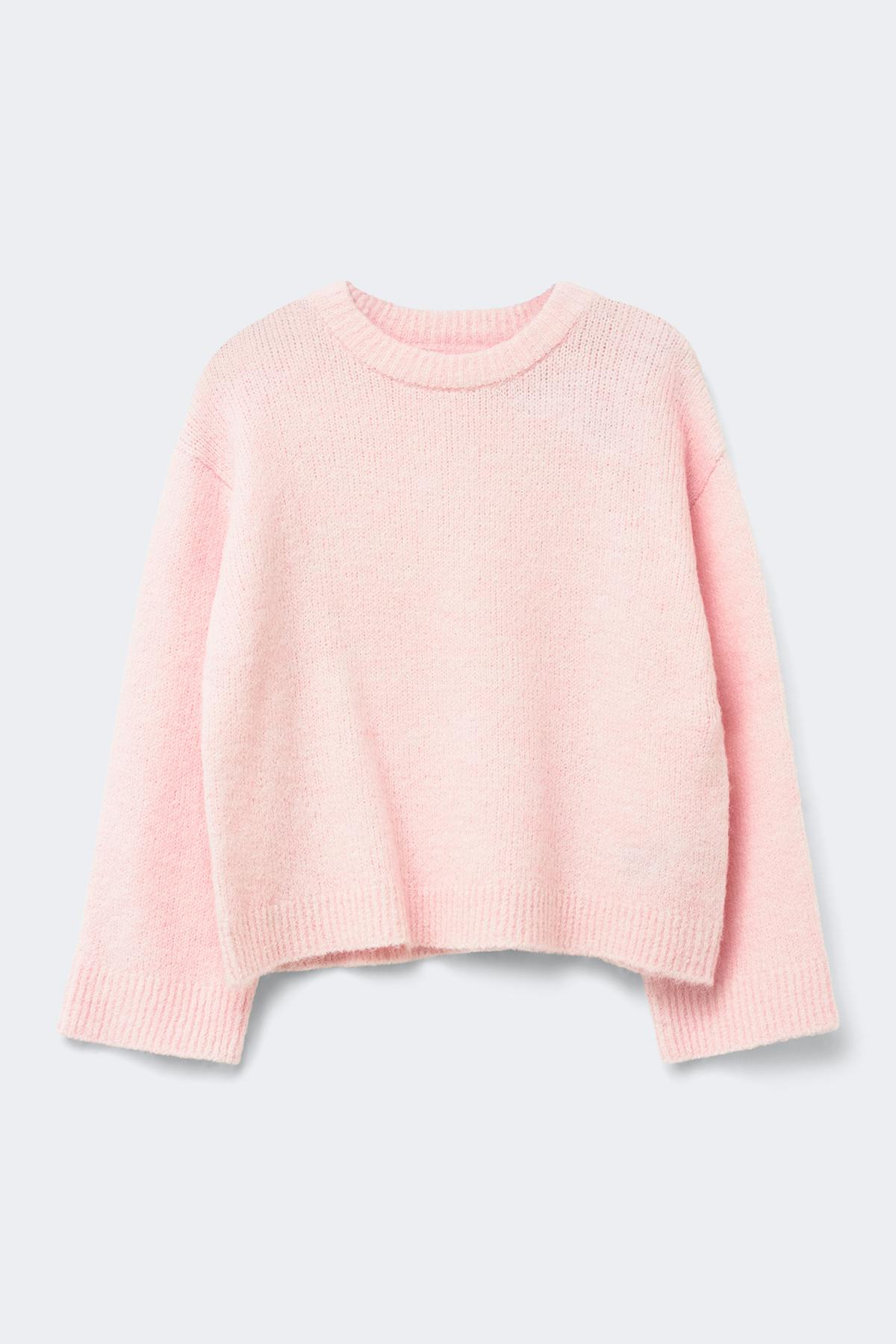14+ knitted crew neck sweater