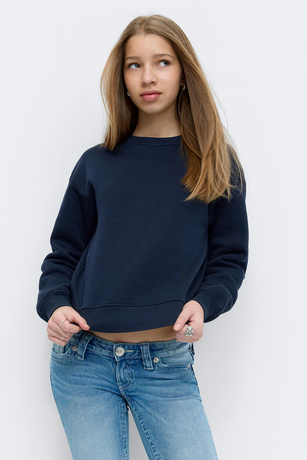 Y printed sweater