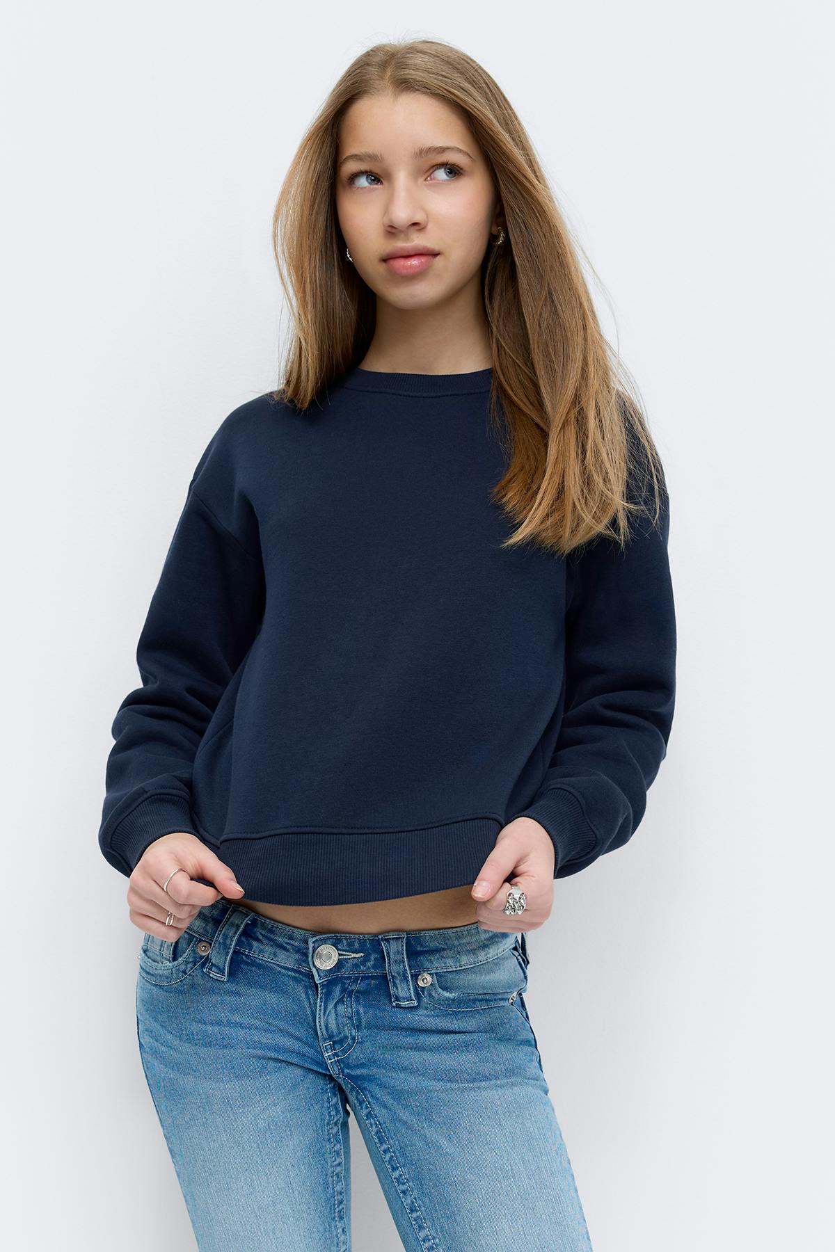 Y printed sweater