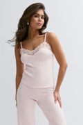14+ lace detail tank top