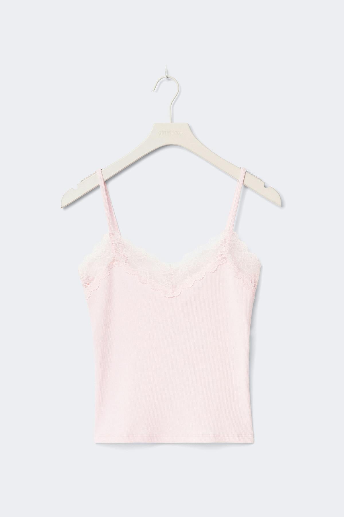 14+ lace detail tank top
