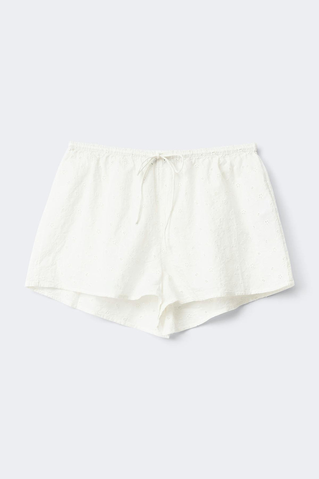 Broderie loungewear shorts